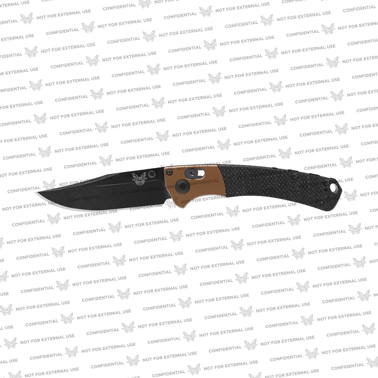 Benchmade Mini Crooked River | Burnt Copper/Black | Clip-Point