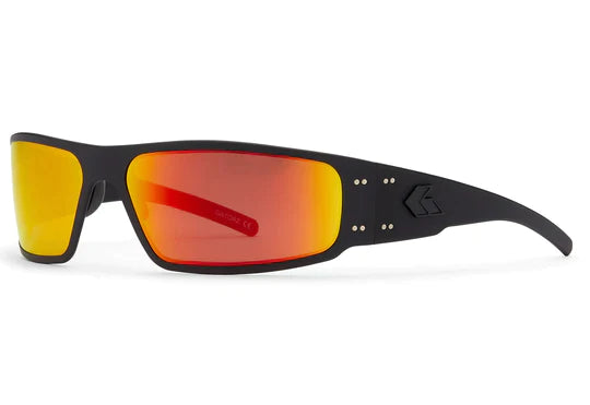 Gatorz Eyewear Magnum - Polar - Digitally Optimized Polar (OPz) Sunburst Mirror - Black Anodized w/Black Logo