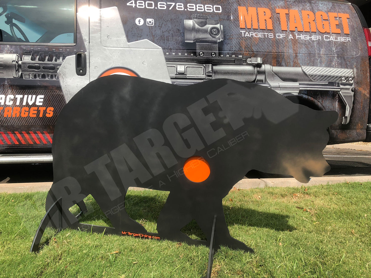 Black Bear – Reactive Steel Animal Hunting Target