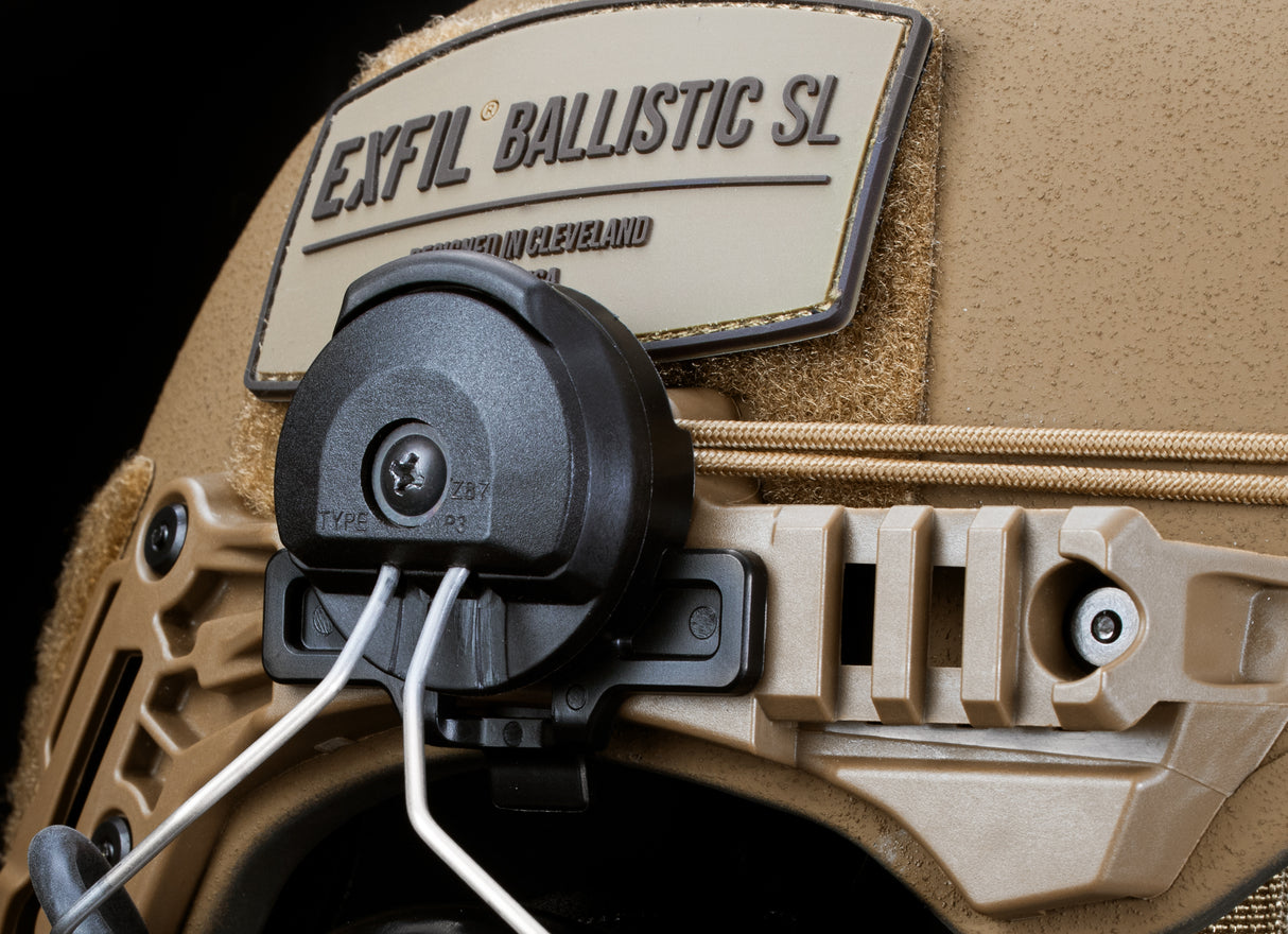 TEAM WENDY EXFIL Peltor Quick Release Headset Adapter Kit w/ Peltor Boom Mic Adapter