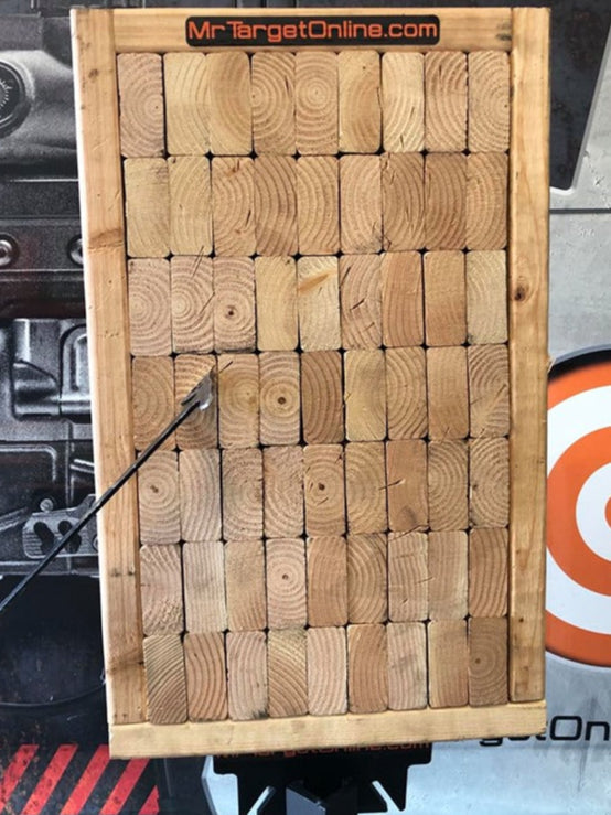 Axe & Knife Wood Block Throwing Target