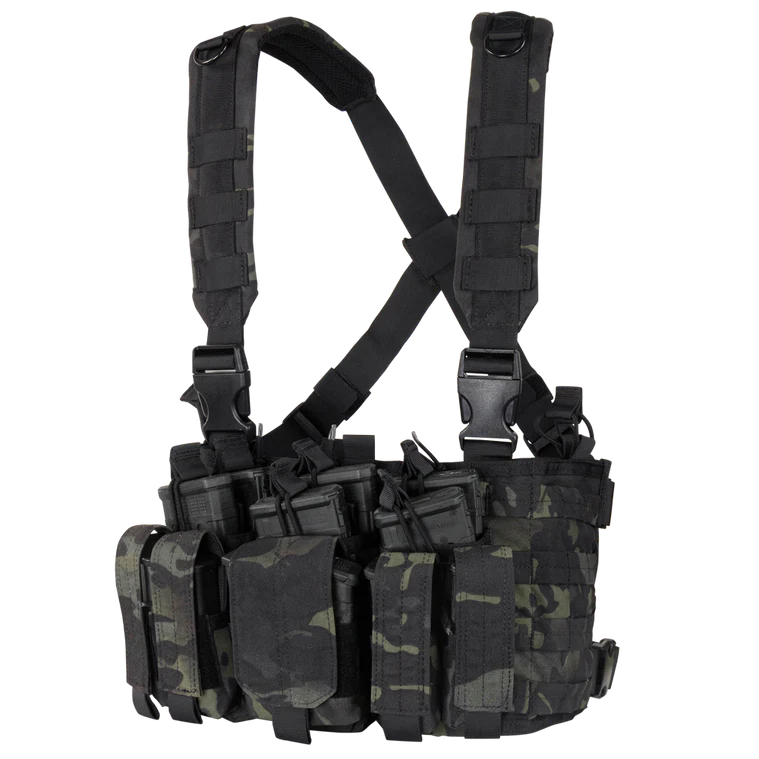 4recce Chest Rig Recon Chest Rig - MultiCam Black – Venture Tactical