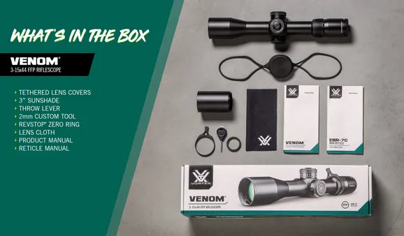 Venom® 3-15x44 FFP