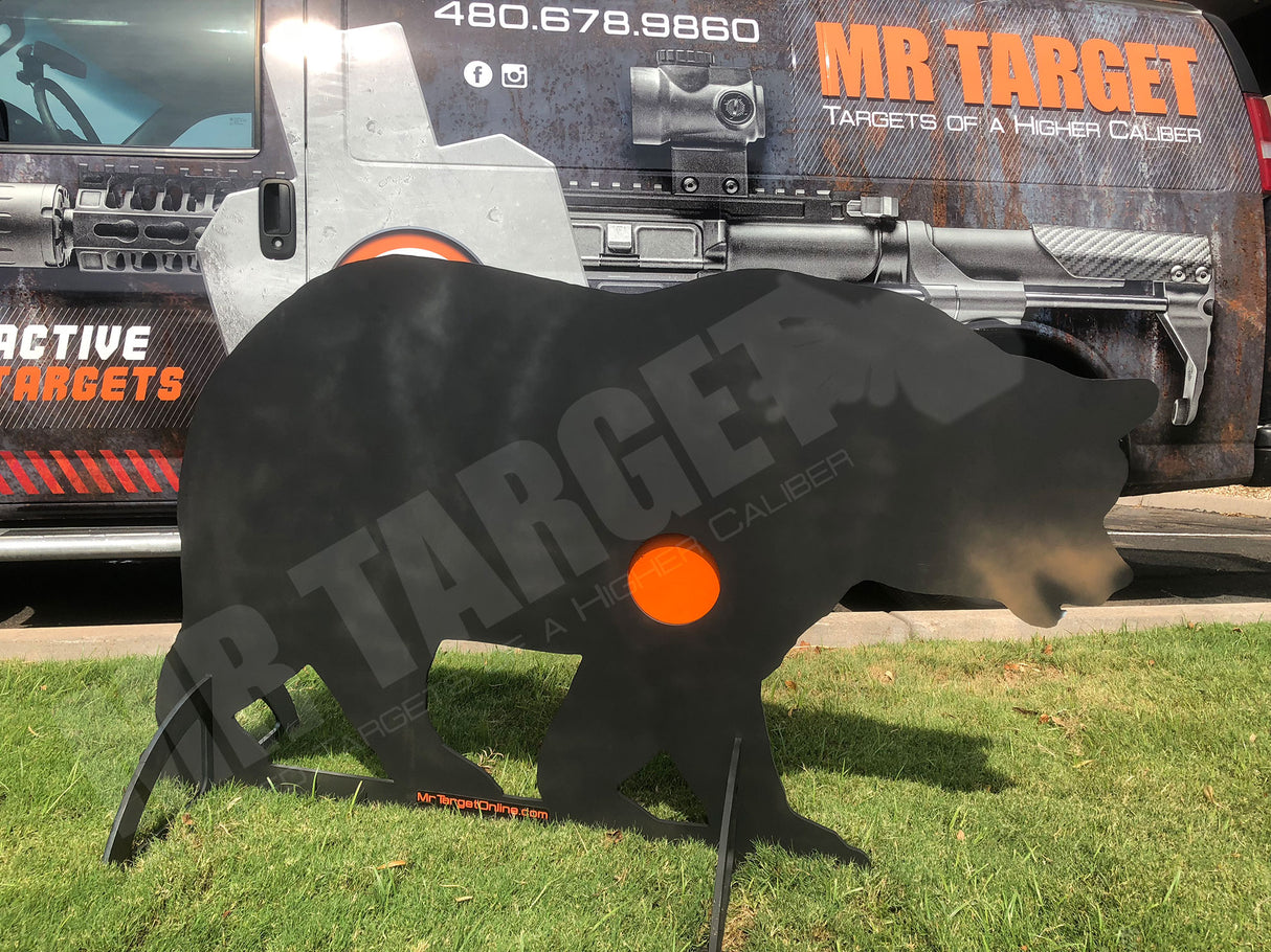 Black Bear – Reactive Steel Animal Hunting Target