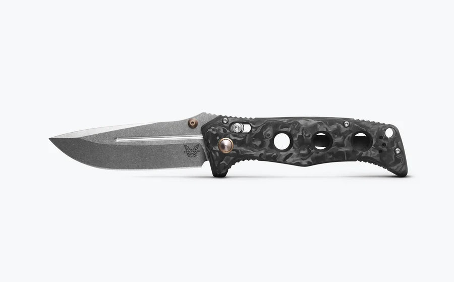 Benchmade 275-05 Adamas | Marbled Carbon Fiber | Drop-point