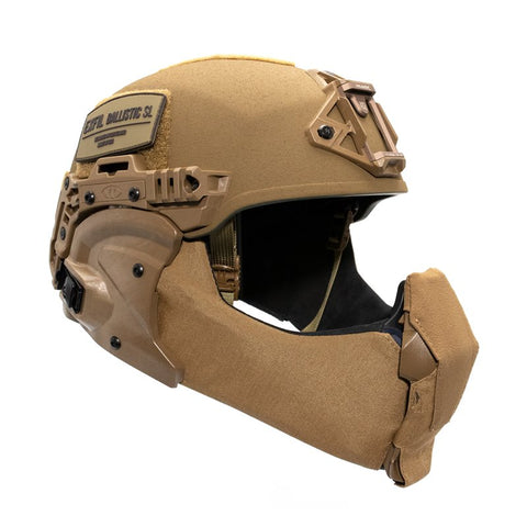 TEAM WENDY EXFIL BALLISTIC MANDIBLE: COYOTE BROWN - SIZE 1 M/L