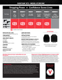 ShotStop Ballistic Armor: NEW Duritium GT2 Shooter CUT Multi-Curve 8" x 10" x .6"