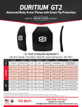 ShotStop: Duritium GT2 10x12 Multi-Curve Body Armor Kits