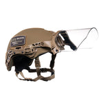 TEAM WENDY EXFIL FACE SHIELD: COYOTE BROWN - SIZE 2 XL - RAIL 3.0 COMPATIBLE ONLY