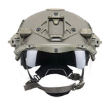 TEAM WENDY EXFIL BALLISTIC VISOR: COYOTE BROWN - SIZE 2 XL - RAIL 3.0 COMPATIBLE ONLY