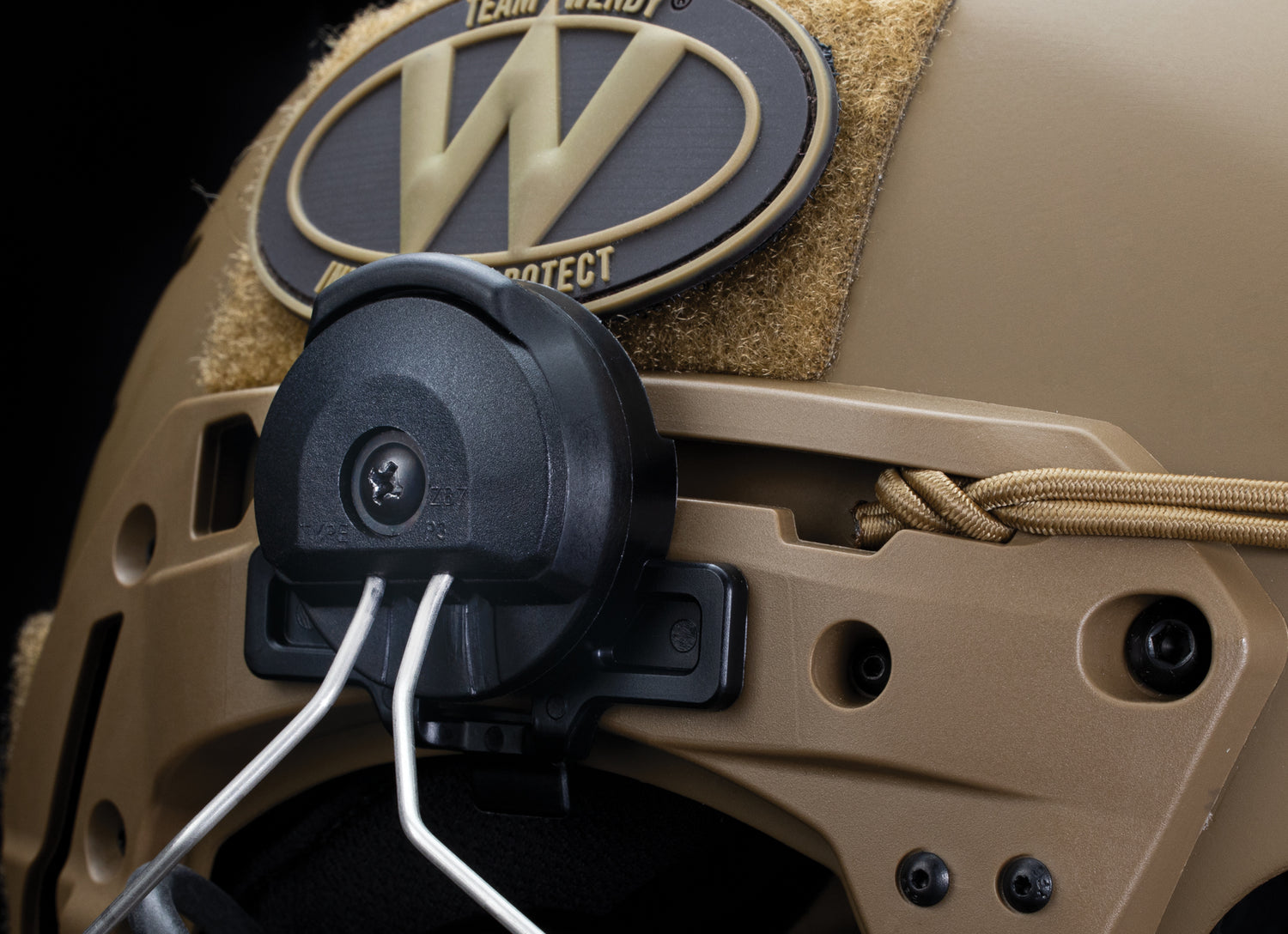 TEAM WENDY EXFIL Peltor Quick Release Headset Adapter Kit w/ Peltor Boom Mic Adapter