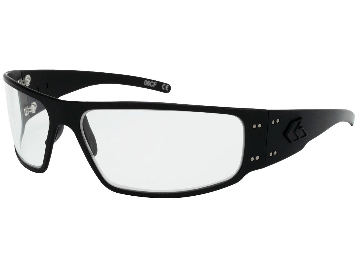 GATORZ MAGNUM - BLACK with BLACK LOGO - CLEAR w/ INFERNO