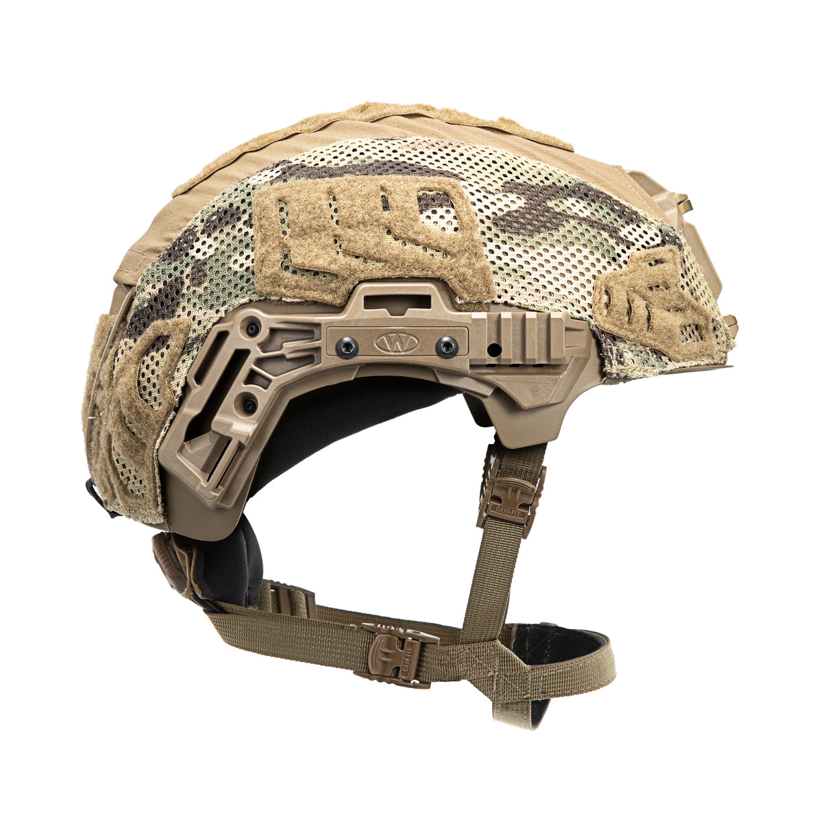 TEAM WENDY EXFIL CARBON Rail 3.0 Helmet Cover - SIZE 2 XL - COYOTE BROWN