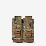 Carrier: Double Multi-Caliber Rifle Magazine Pouch - Color: MultiCam