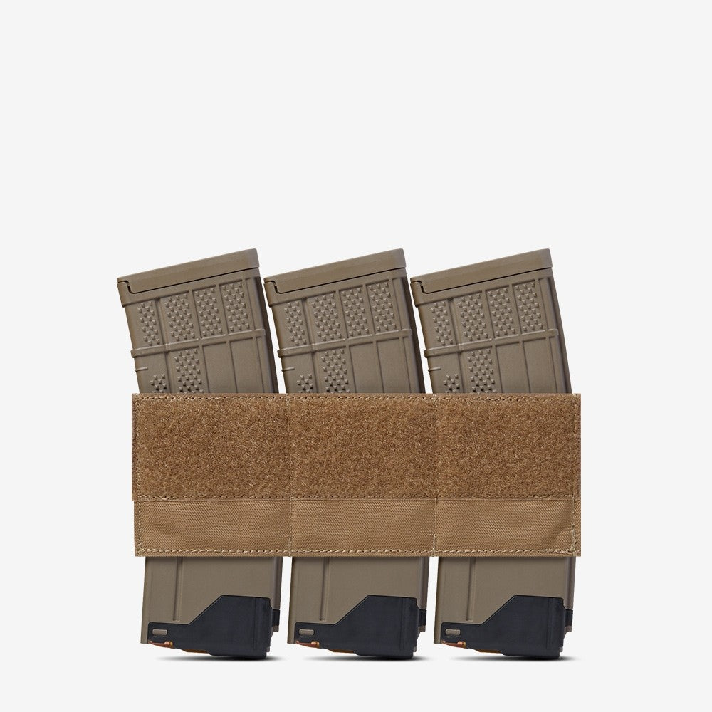 Carrier: Triple Kangaroo Rifle Magazine Pouch - Color: Black