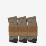 Carrier: Triple Kangaroo Rifle Magazine Pouch - Color: Coyote