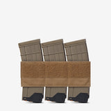 Carrier: Triple Kangaroo Rifle Magazine Pouch - Color: Coyote