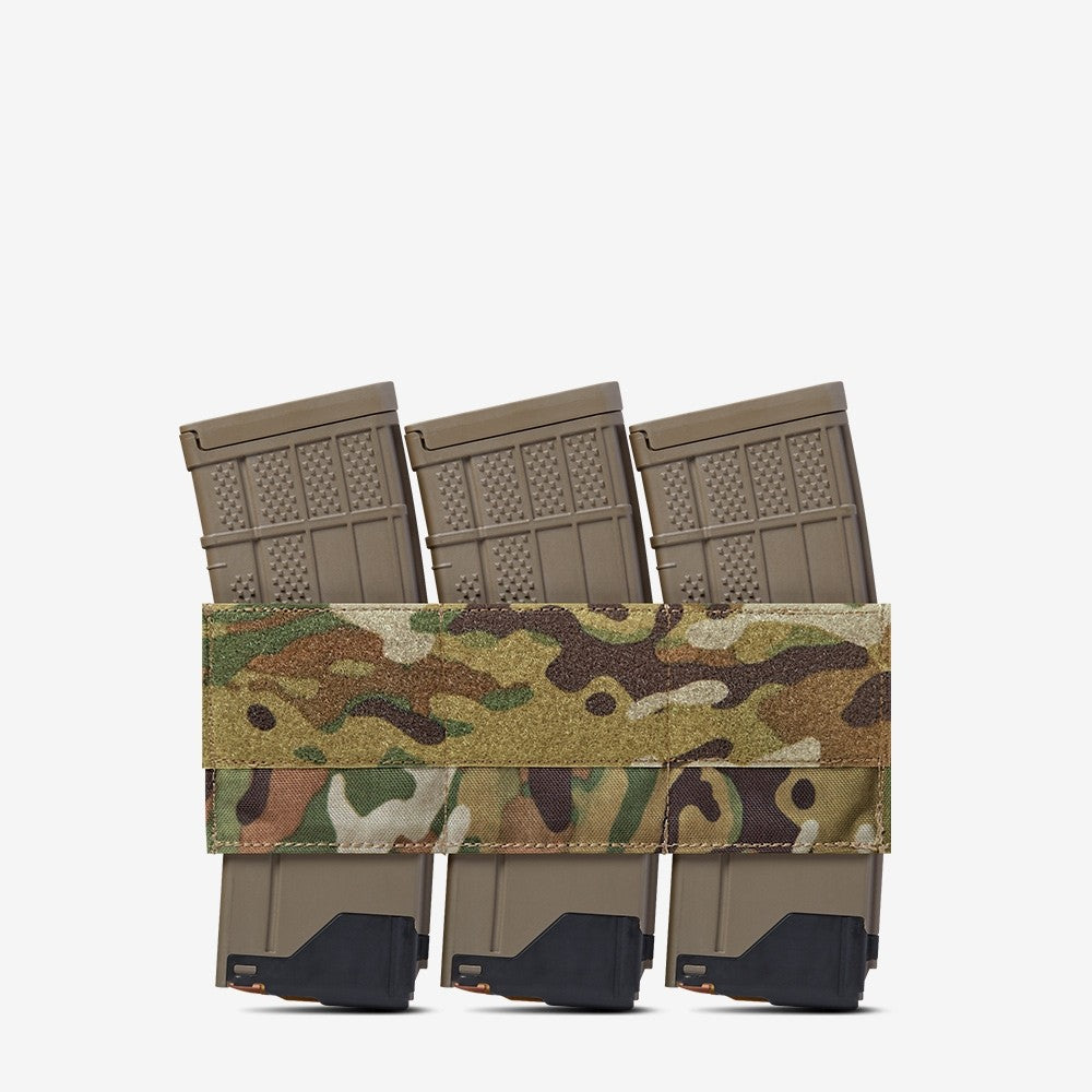 Carrier: Triple Kangaroo Rifle Magazine Pouch - Color: Ranger Green